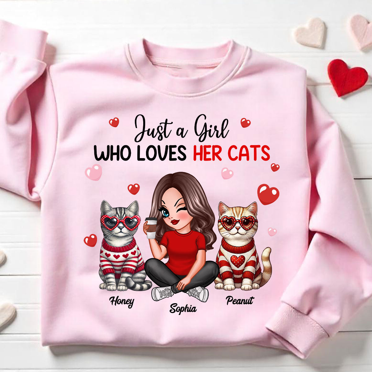 Just A Girl Who Loves Her Dogs Dog Mom Personalized Shirt