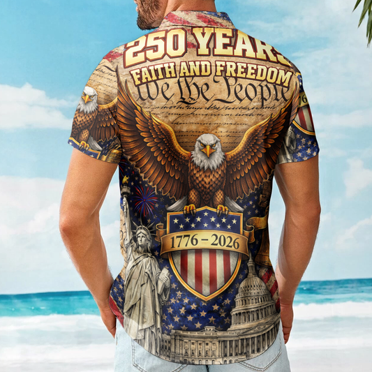 USA We're The People 250 Years - Personalized Hawaiian Shirt