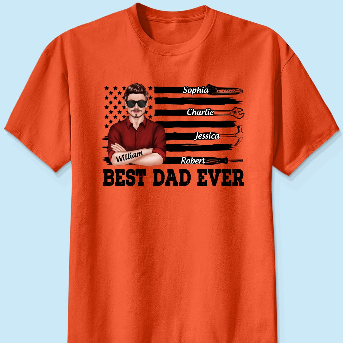 Best American Dad Mechanic Dad Personalized Shirt
