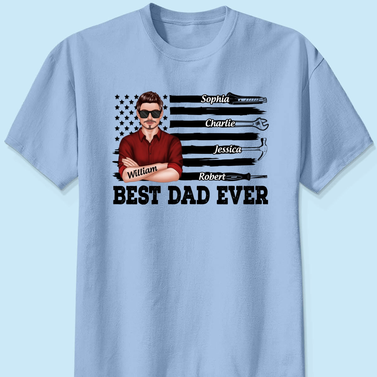 Best American Dad Mechanic Dad Personalized Shirt