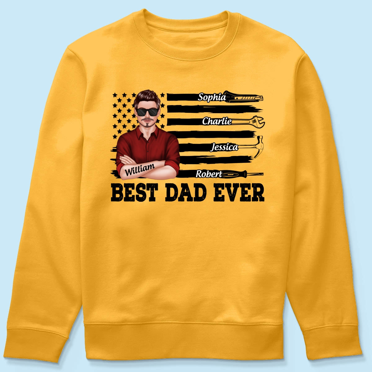 Best American Dad Mechanic Dad Personalized Shirt