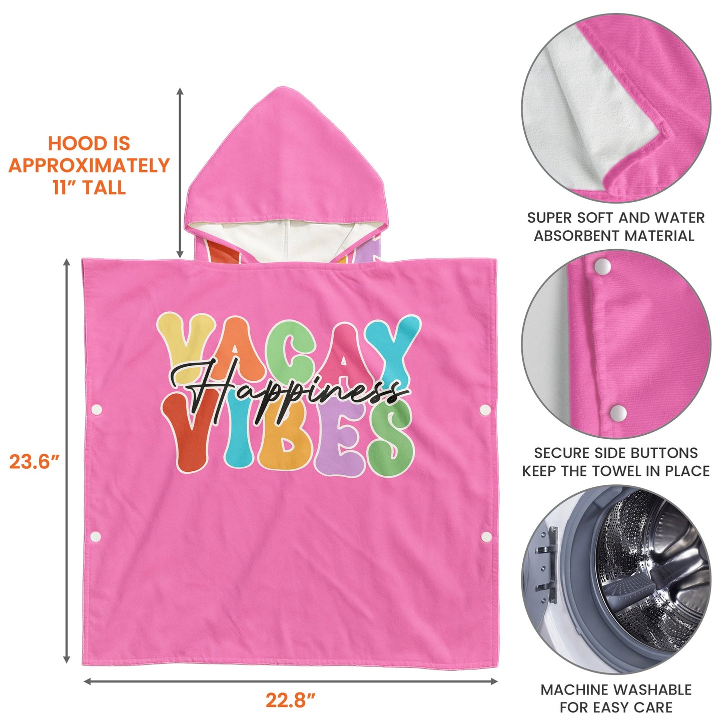Vacay Vibe Summer Trip Vacation - Personalized Beach Towel