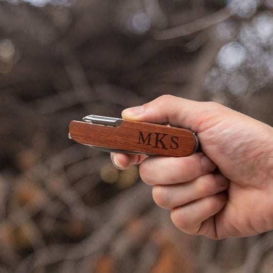 Vintage Monogram - Personalized Multi Tool Knife