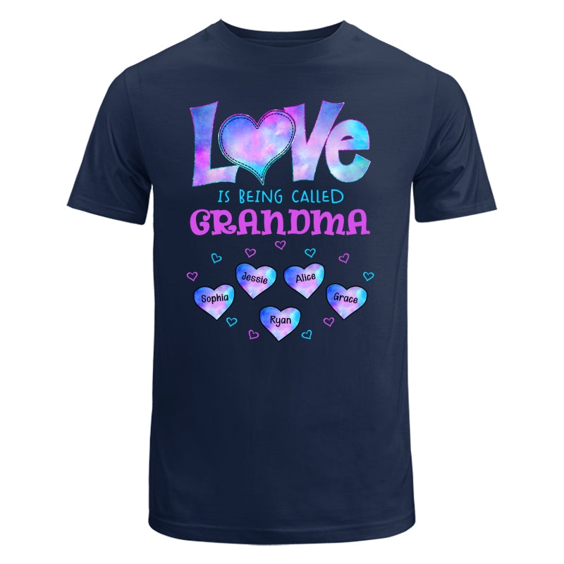 Galaxy Pattern Love Is Being Call Grandma Personalized Shirt
