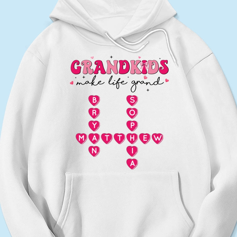 My Grandkids Are My Gift For Grandma Personalized Shirt