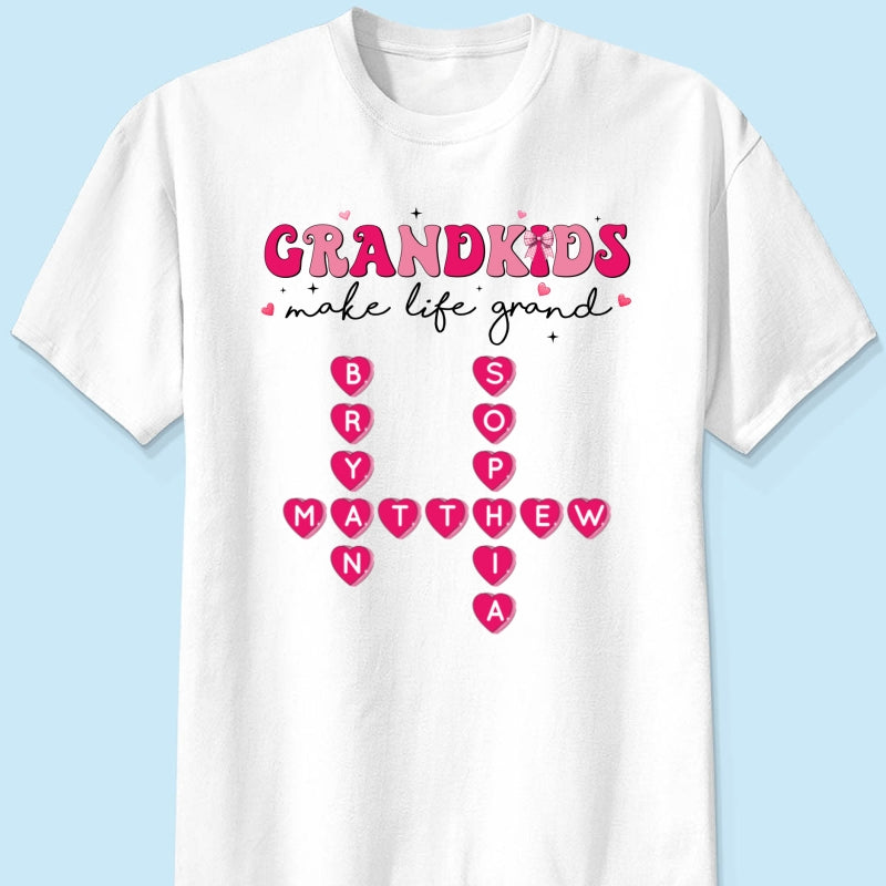 My Grandkids Are My Gift For Grandma Personalized Shirt