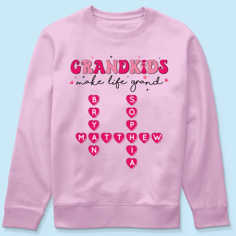 My Grandkids Are My Gift For Grandma Personalized Shirt