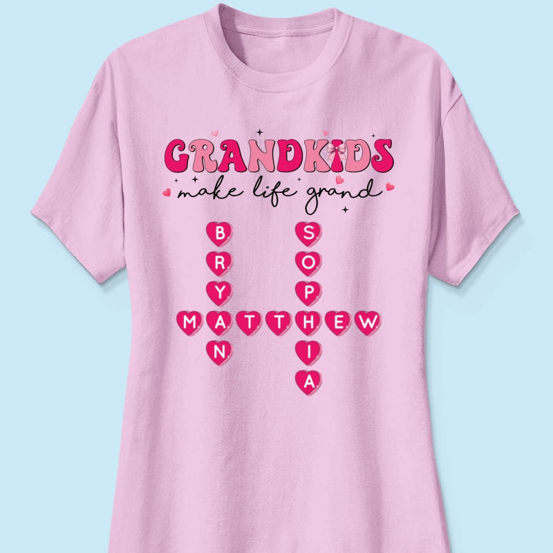 My Grandkids Are My Gift For Grandma Personalized Shirt