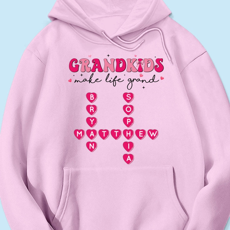 My Grandkids Are My Gift For Grandma Personalized Shirt
