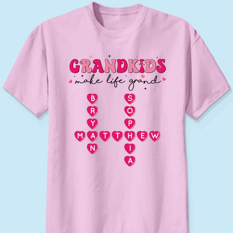 My Grandkids Are My Gift For Grandma Personalized Shirt