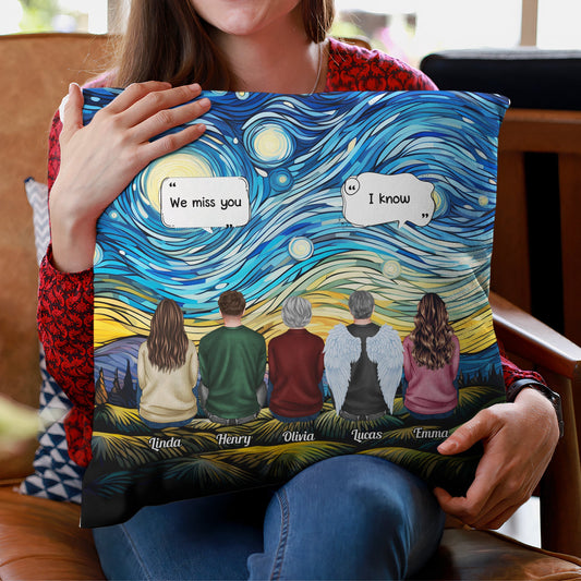 We Miss You I'm Always With You Memorial Gift - Personalized Pillow (Insert Included)