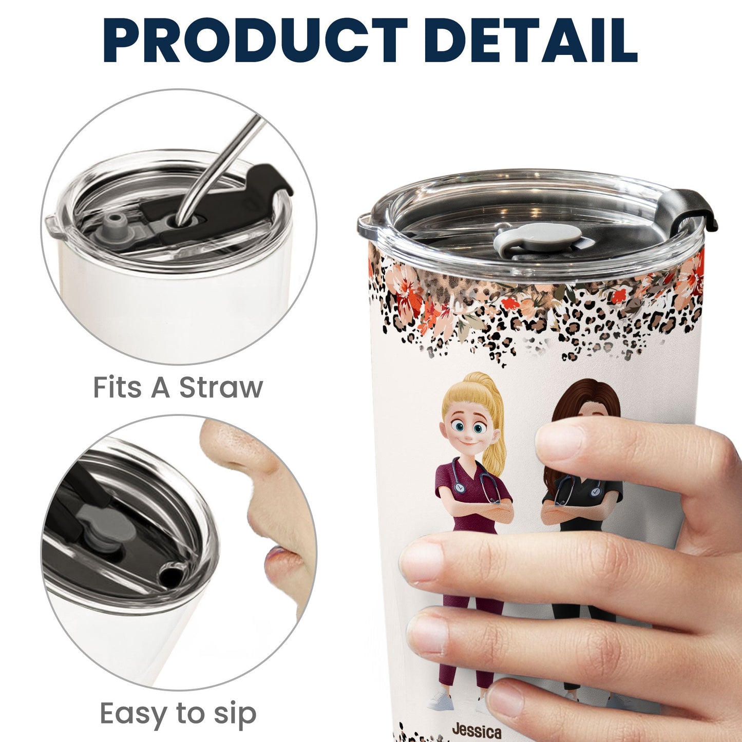 Work Made Us Colleagues - Personalized Tumbler Cup