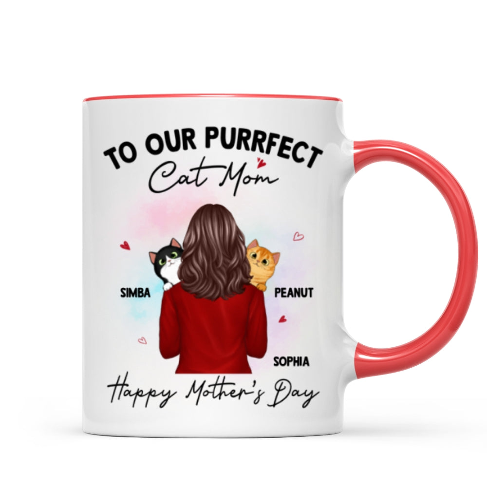 To My Purrfect Cat Mom Happy Mother‘s Day Personalized Mug