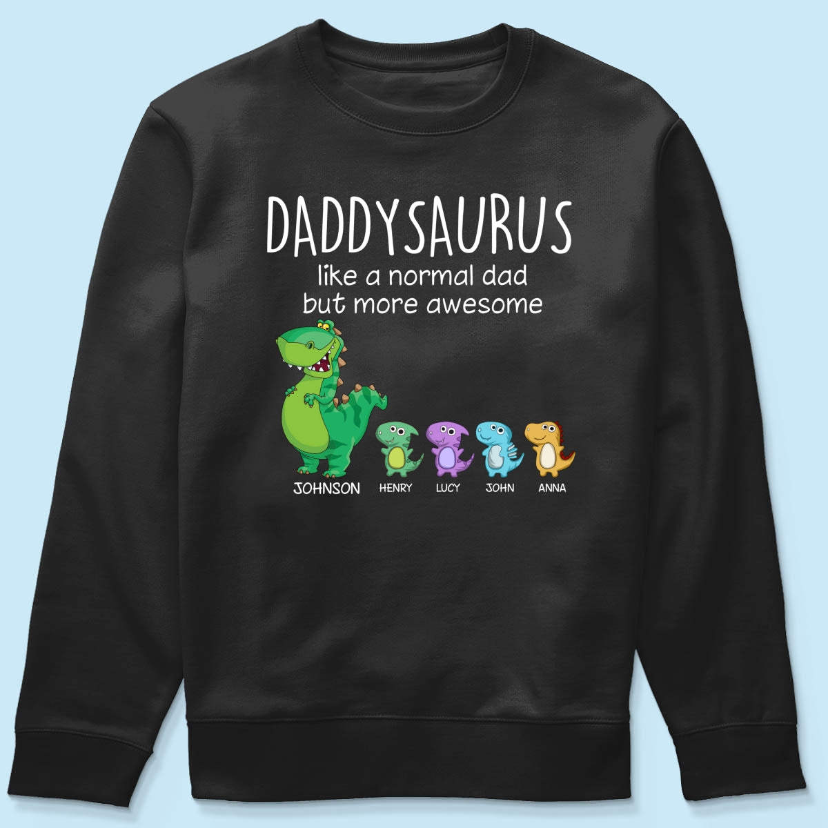 Grandpasaurus And Kids Personalized Shirt