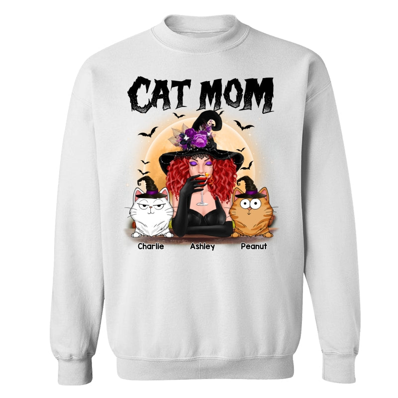 Crazy Cat Witch Funny Cat Expressions Personalized Shirt