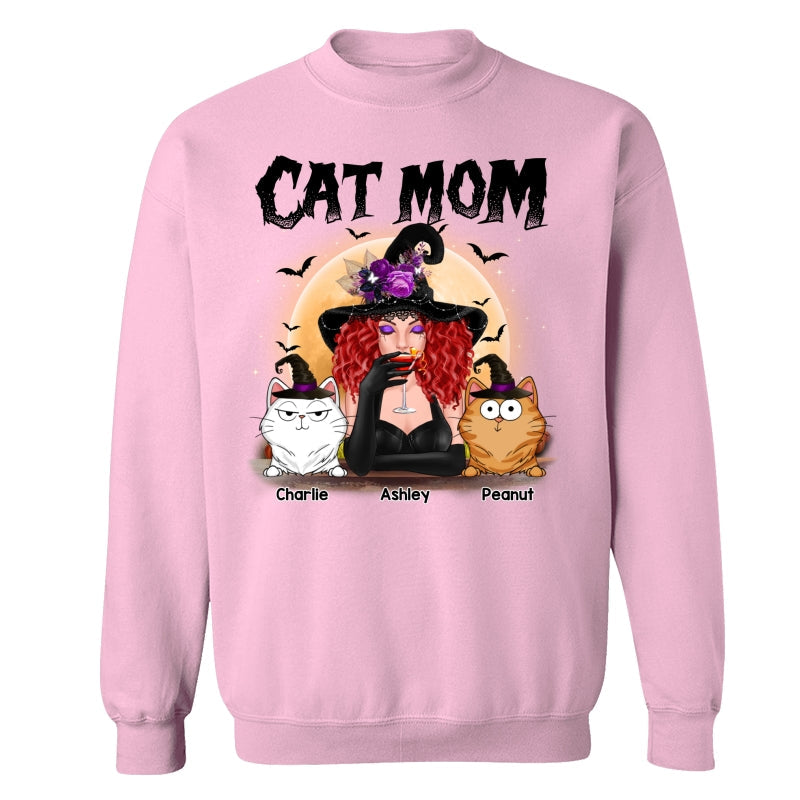Crazy Cat Witch Funny Cat Expressions Personalized Shirt