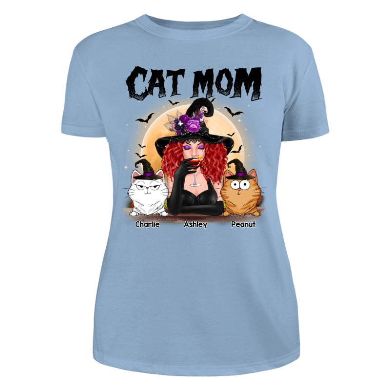 Crazy Cat Witch Funny Cat Expressions Personalized Shirt
