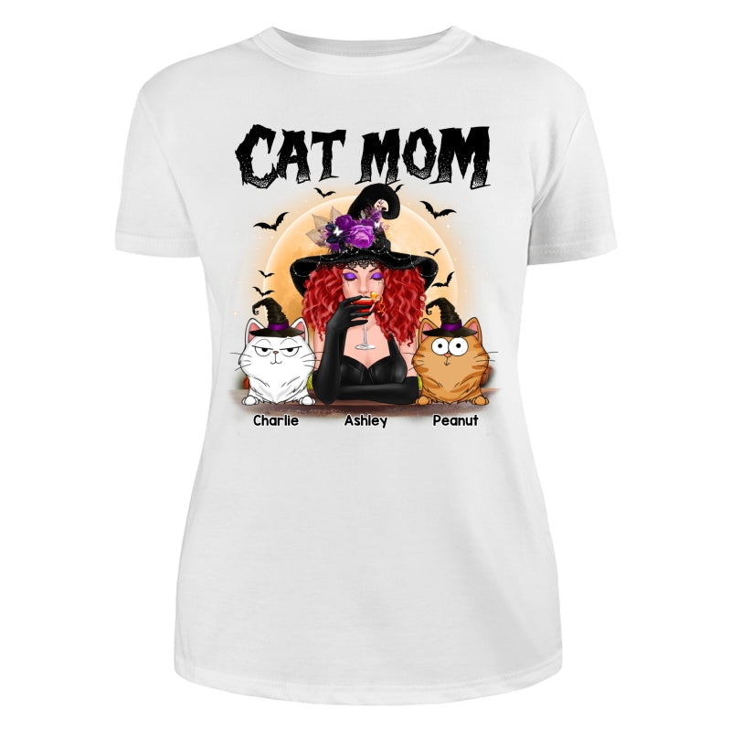 Crazy Cat Witch Funny Cat Expressions Personalized Shirt