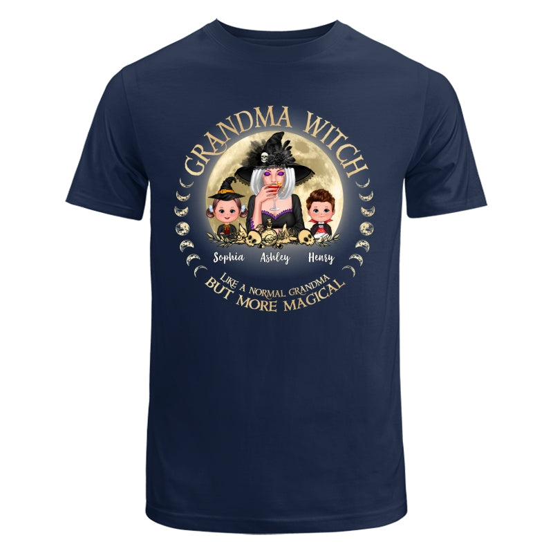 Grandma Mom Witch And Kids Circle Personalized Shirt