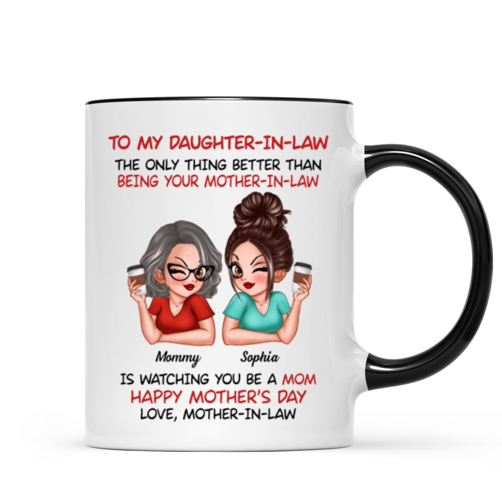 To My Daughter-In-Law Happy Mother‘s Day Personalized Mug