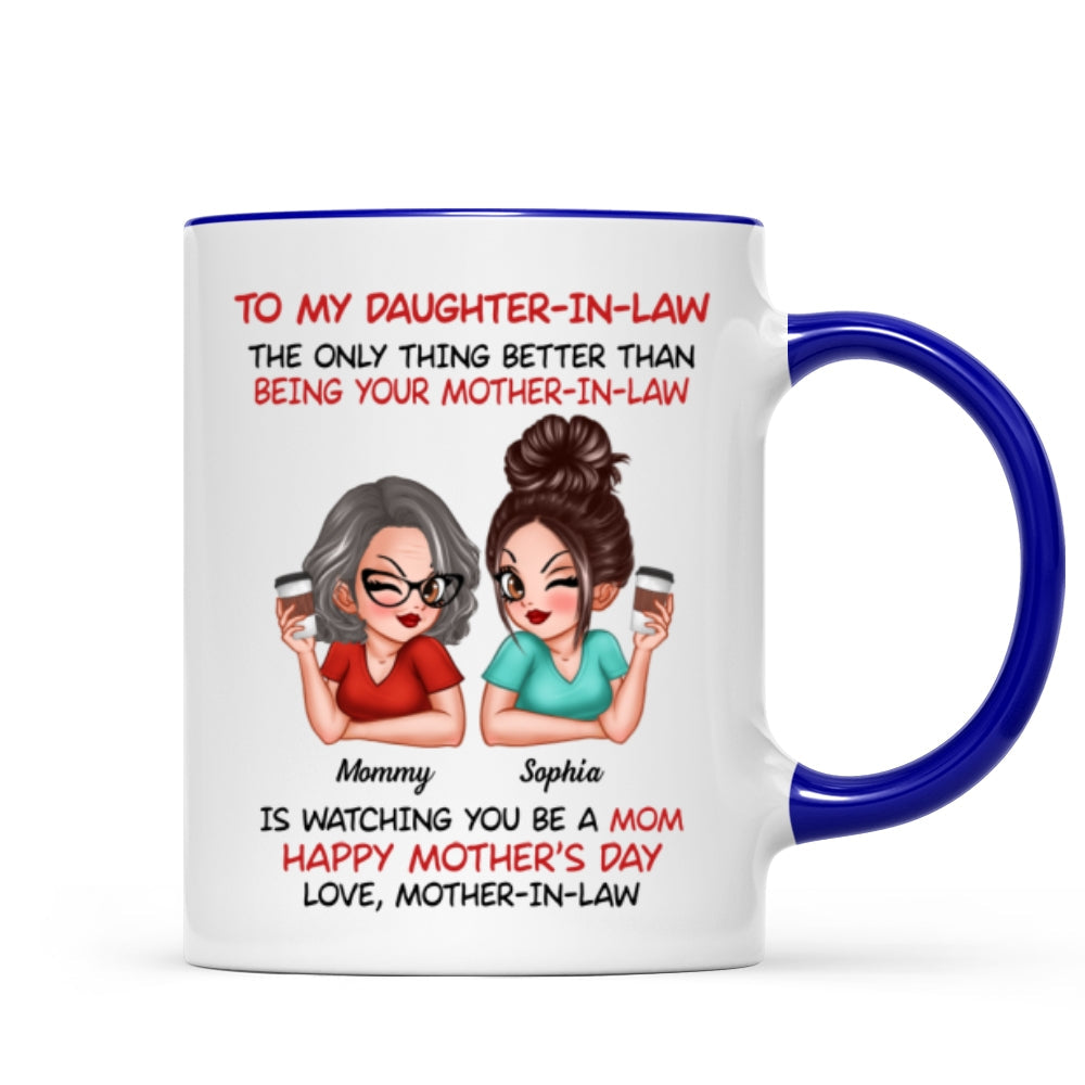 To My Daughter-In-Law Happy Mother‘s Day Personalized Mug