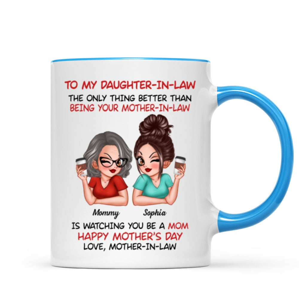 To My Daughter-In-Law Happy Mother‘s Day Personalized Mug