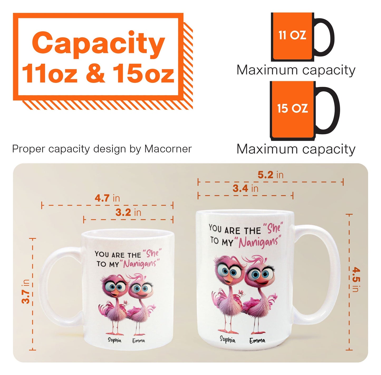 You Are The ""She"" To My ""Nanigans"" - Personalized Mug