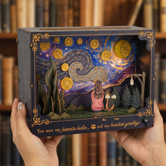 You Were My Favorite Hello And My Hardest Goodbye - Personalized DIY Book Nook Kit