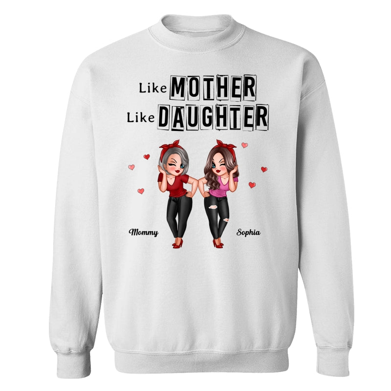 Frame Words Like Mother Like Daughter Personalized Shirt