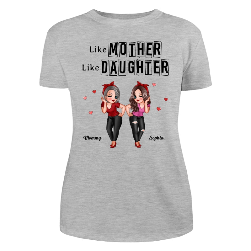 Frame Words Like Mother Like Daughter Personalized Shirt