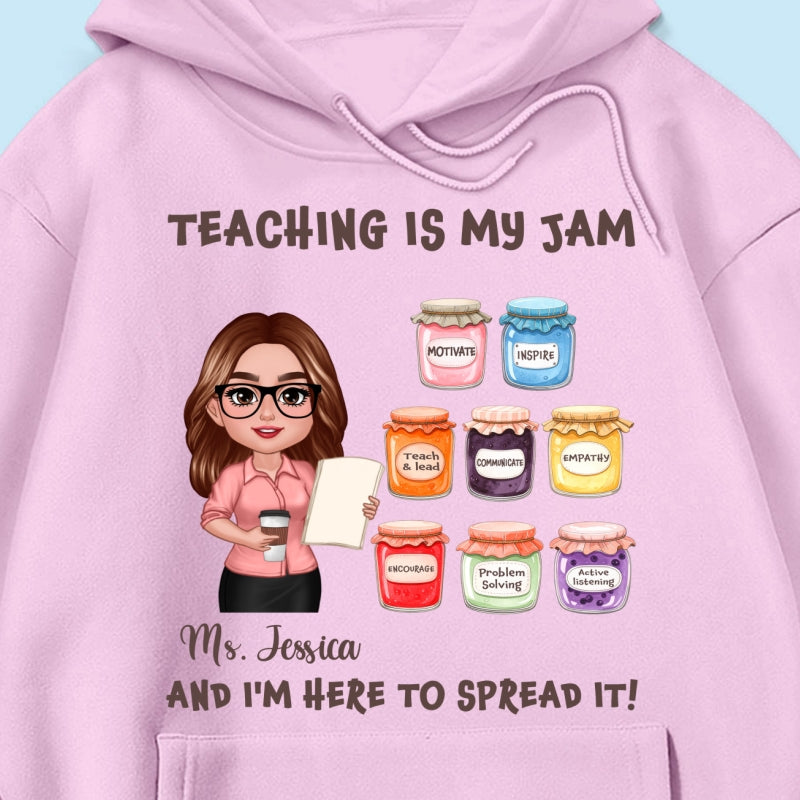 Teacher Teaching Is My Jam Personalized Shirt