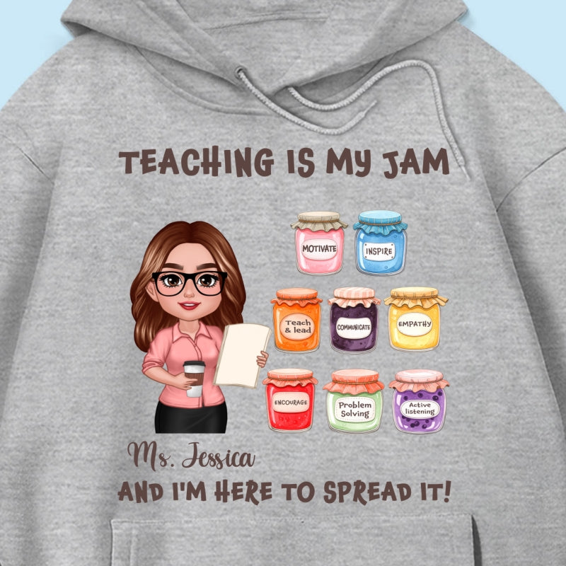 Teacher Teaching Is My Jam Personalized Shirt