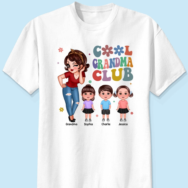 Cool Grandma Club - Personalized Shirt - Gift For Grandma