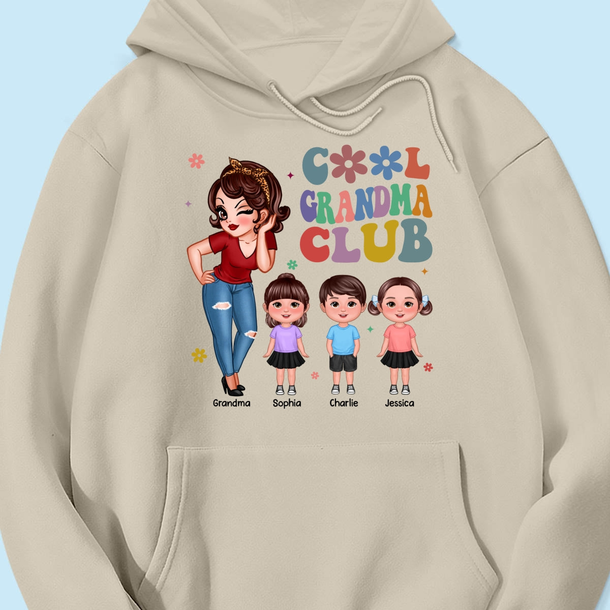 Cool Grandma Club - Personalized Shirt - Gift For Grandma