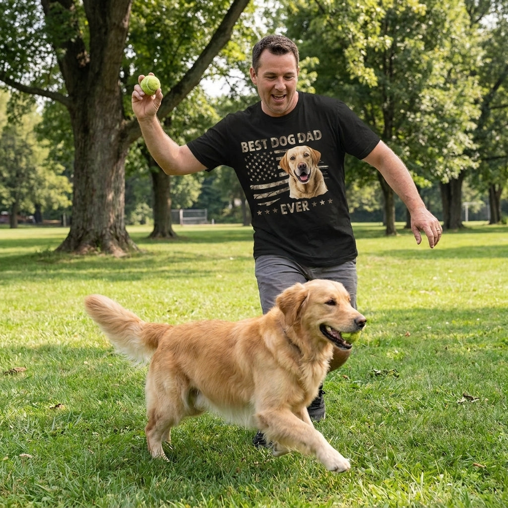 Custom Photo Ultimate Dog Dad - Pet Personalized Custom Unisex T-shirt, Hoodie, Sweatshirt - Father's Day, Gift For Pet Owners, Pet Lovers