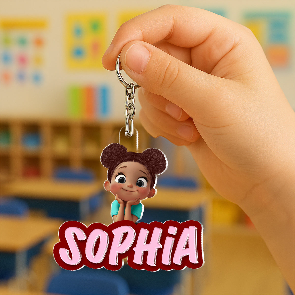 Name Tag for Backpack, Lunch Bag, Pencil Bag, Personalized Gift for Kids Boys Girls, Back to School Name Tag