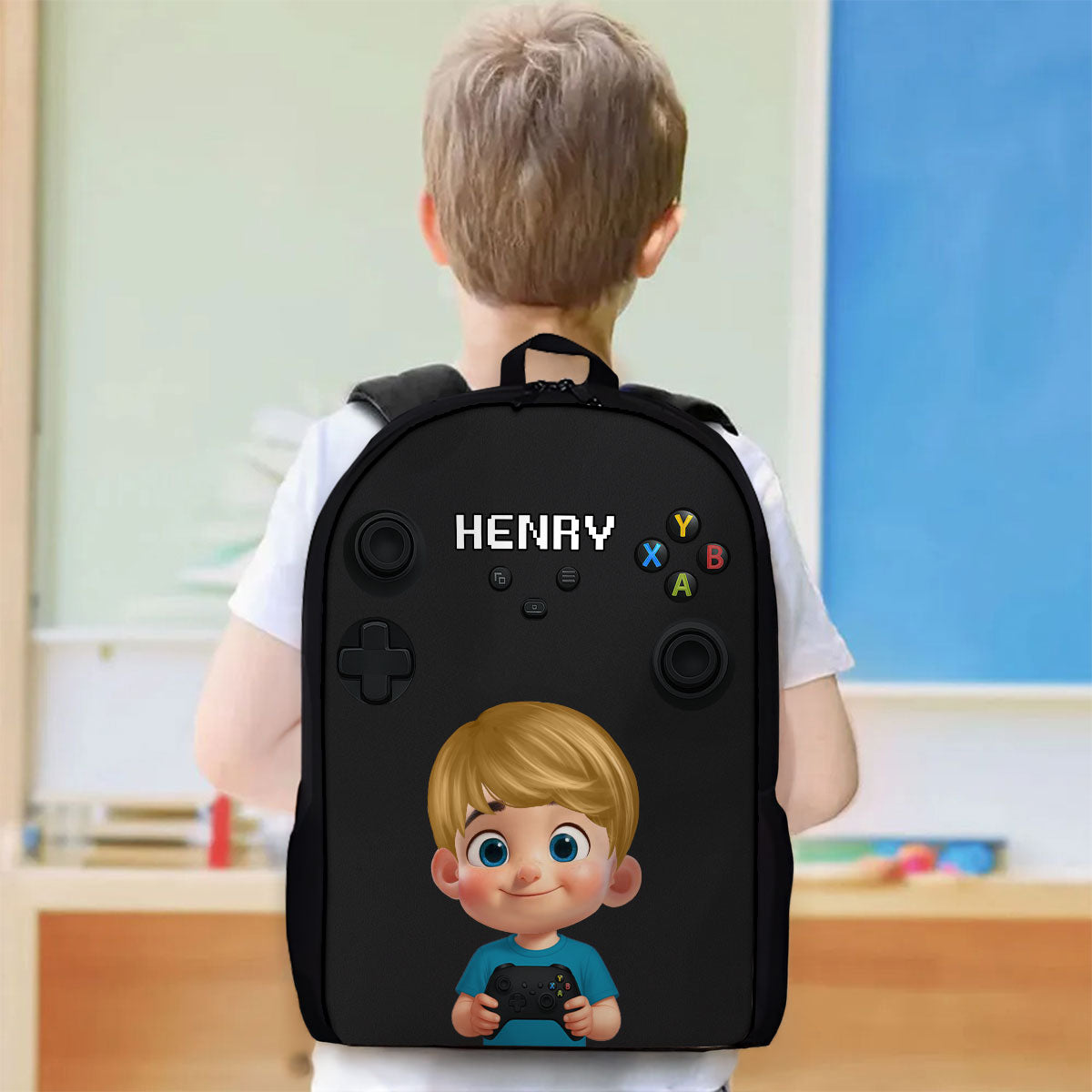 Gamer Design for Boys Girls - Personalized Backpack