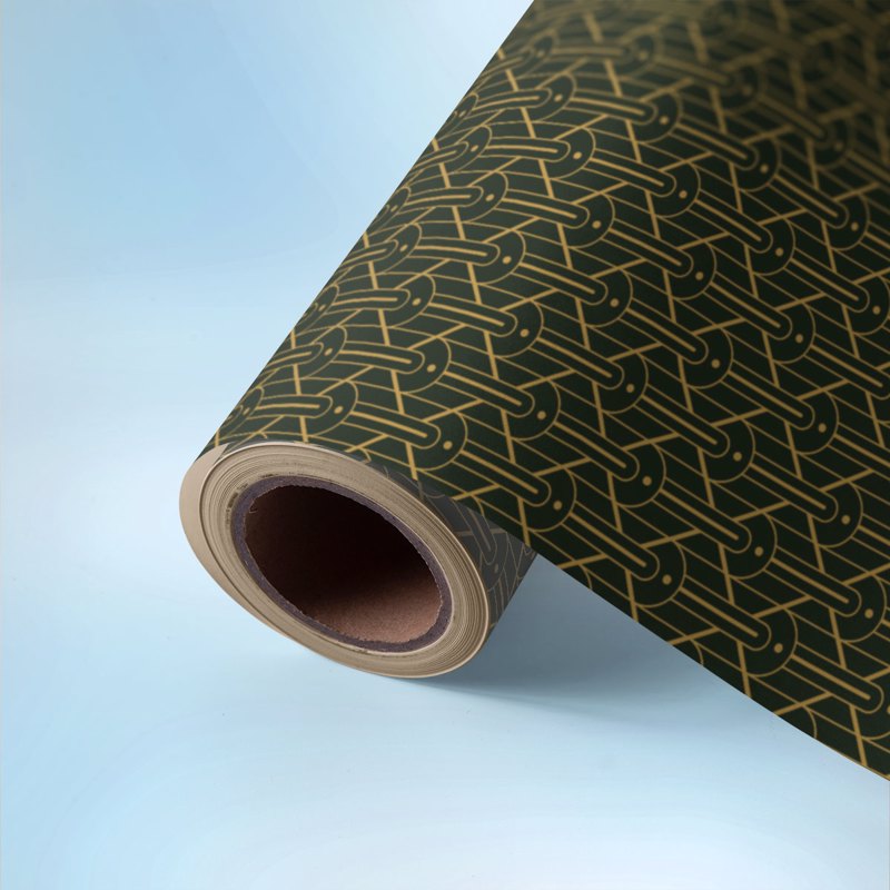 Golden Art Deco Gift Wrapping Paper