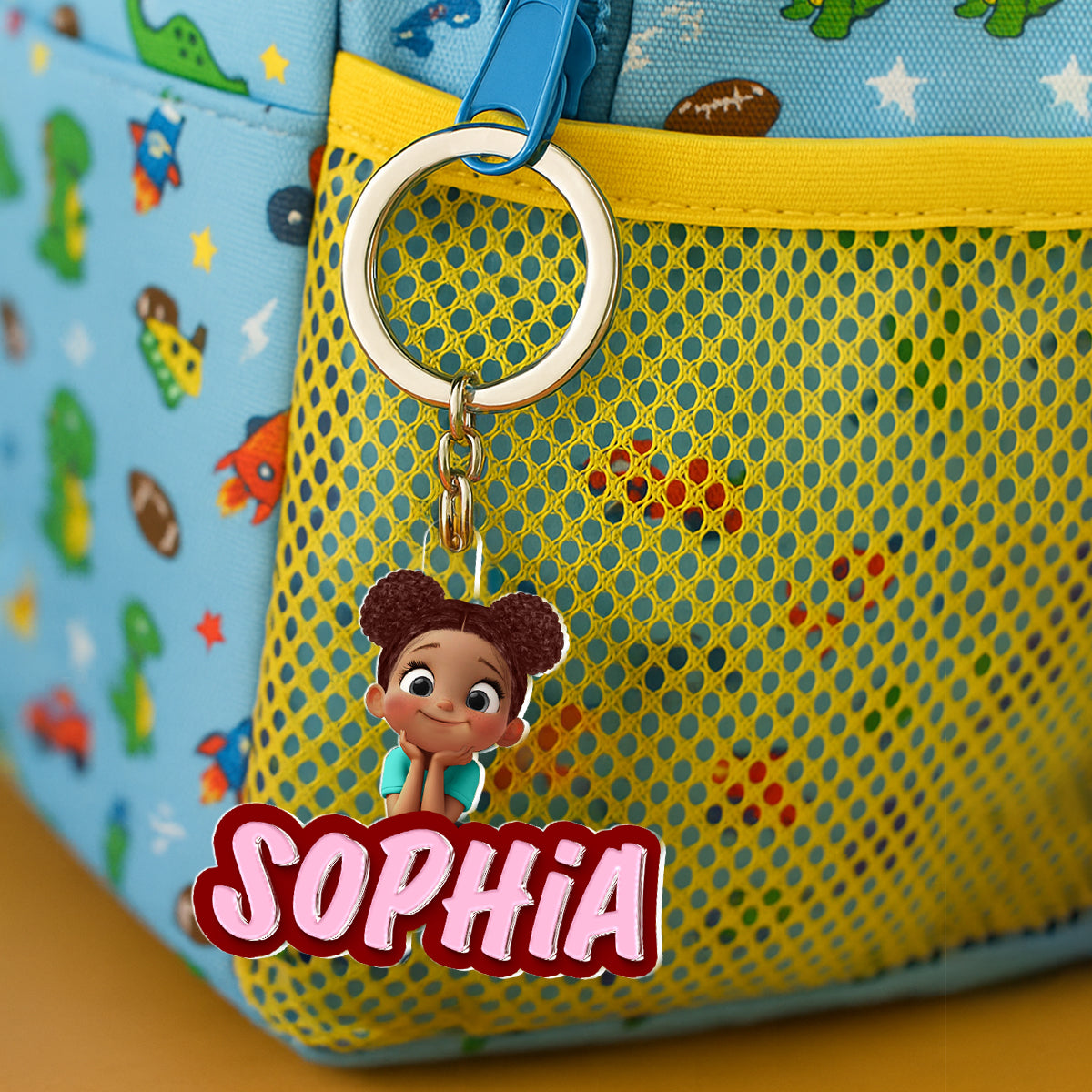 Name Tag for Backpack, Lunch Bag, Pencil Bag, Personalized Gift for Kids Boys Girls, Back to School Name Tag