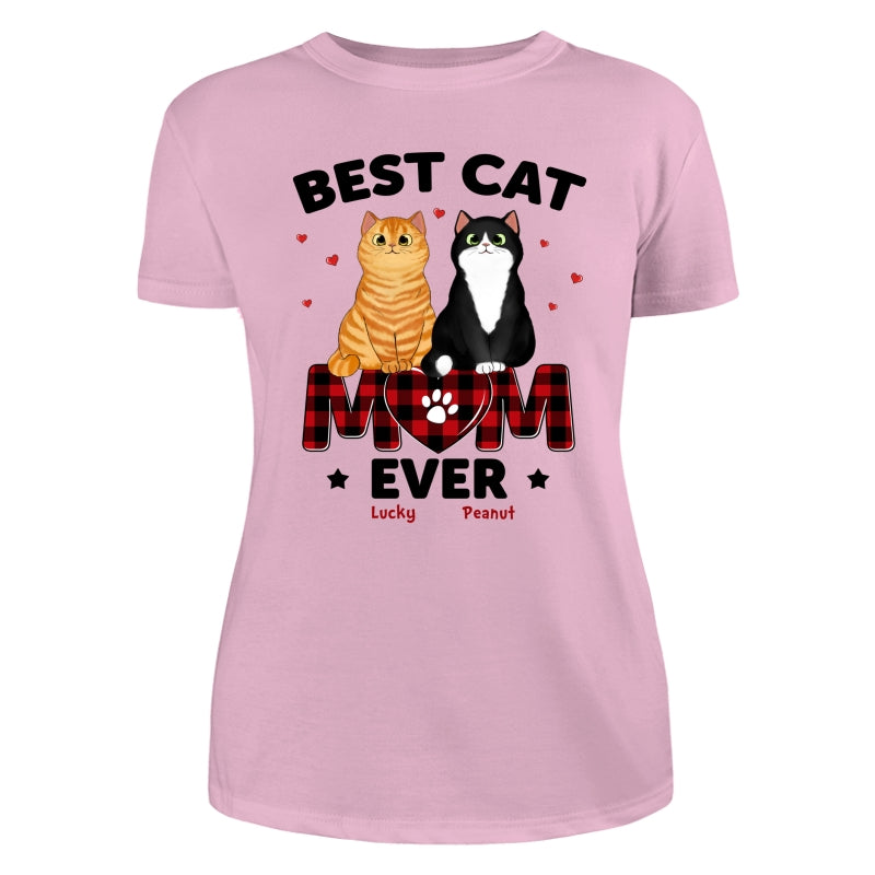 Best Cat Mom Ever Personalized Shirt