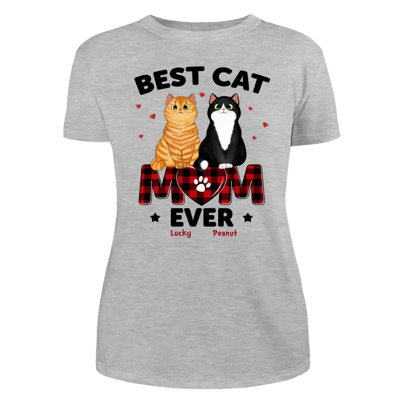 Best Cat Mom Ever Personalized Shirt