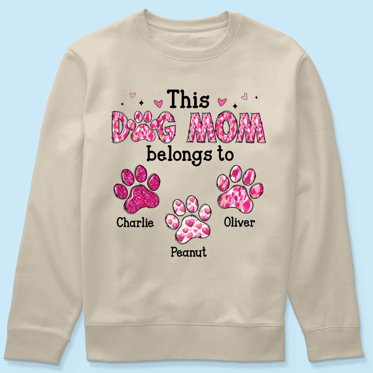 This Dog Mom Belongs To Personalized Shirt, Gift For Dog Lovers, Dog Moms