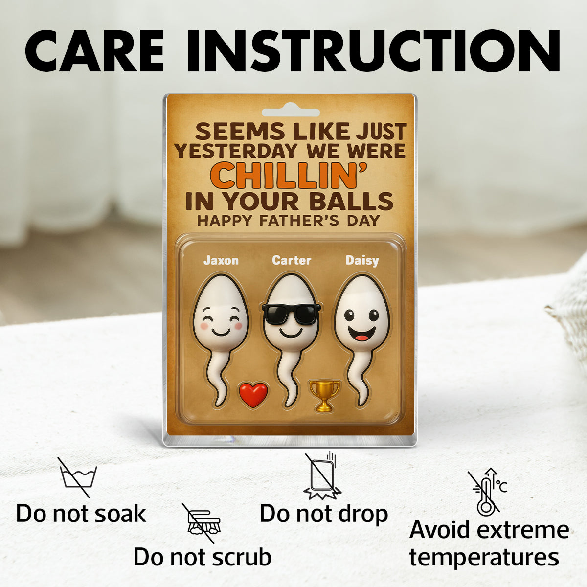 Seems Like We Were Chilling in your Balls Just Yesterday Dad, Customer Figure Personalized Acrylic Block Plaque, Gift for Dad, Gift for Husband