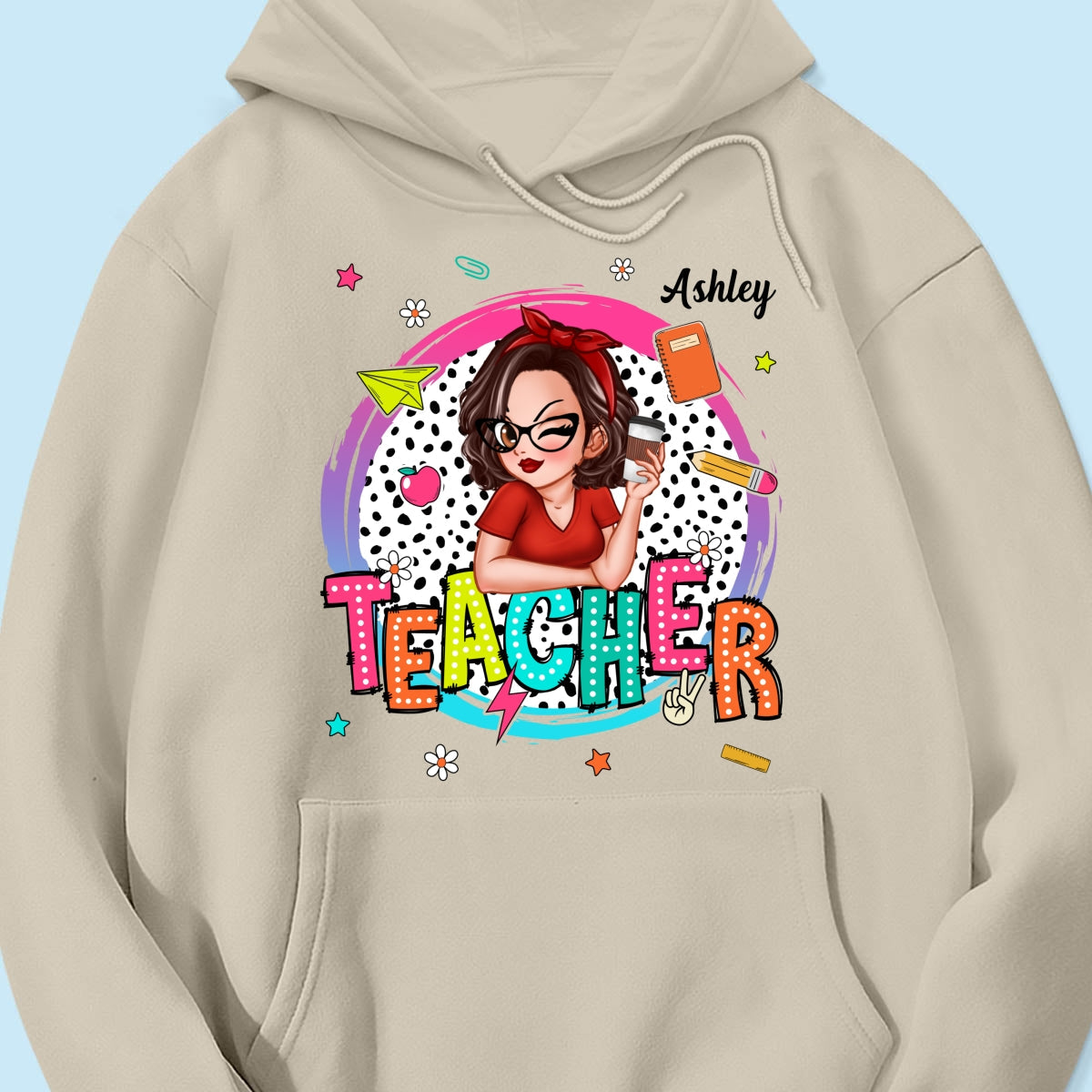 Teacher Personalized Summer Vibe Shirt, Back To School, Teacher Appreciation, Teacher Gift