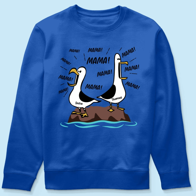 Mwen-Mama Mama! Mama! Mama! - Personalisiertes Shirt - Lustiges Muttertagsgeschenk fr Mutter