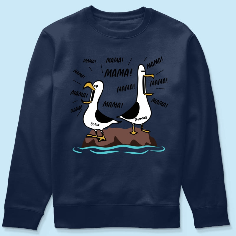 Mwen-Mama Mama! Mama! Mama! - Personalisiertes Shirt - Lustiges Muttertagsgeschenk fr Mutter