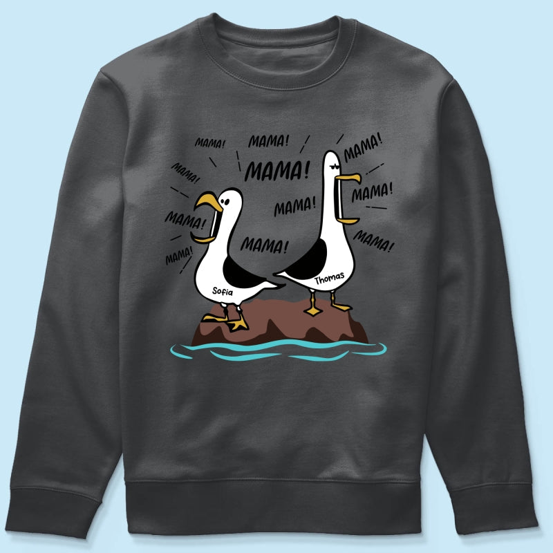 Mwen-Mama Mama! Mama! Mama! - Personalisiertes Shirt - Lustiges Muttertagsgeschenk fr Mutter