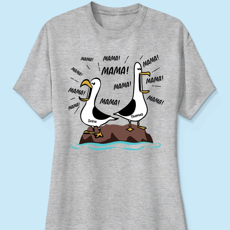 Mwen-Mama Mama! Mama! Mama! - Personalisiertes Shirt - Lustiges Muttertagsgeschenk fr Mutter