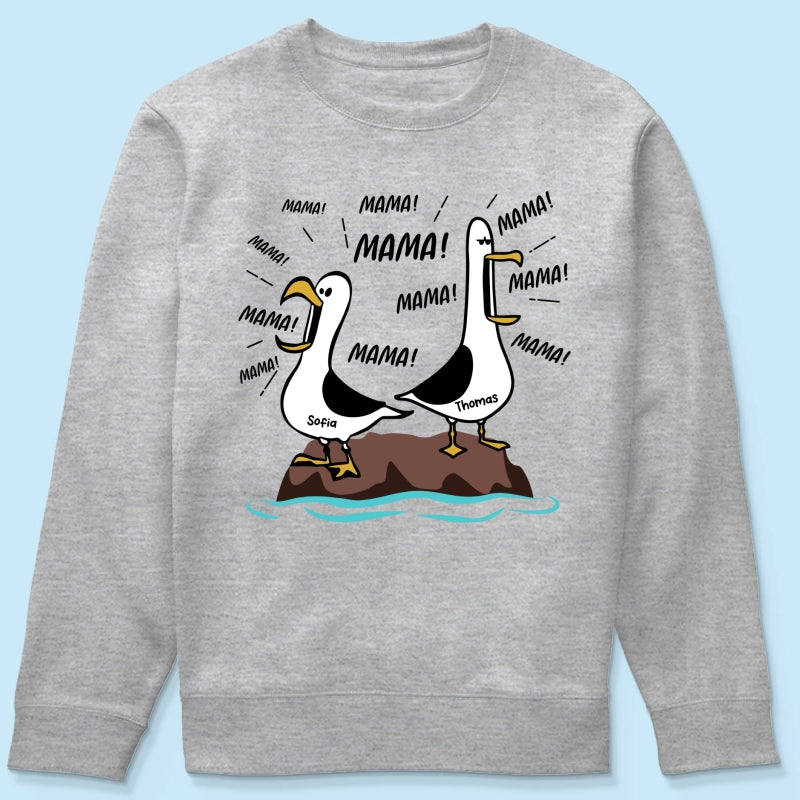 Mwen-Mama Mama! Mama! Mama! - Personalisiertes Shirt - Lustiges Muttertagsgeschenk fr Mutter
