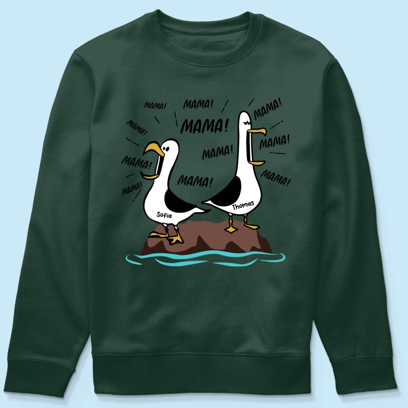 Mwen-Mama Mama! Mama! Mama! - Personalisiertes Shirt - Lustiges Muttertagsgeschenk fr Mutter